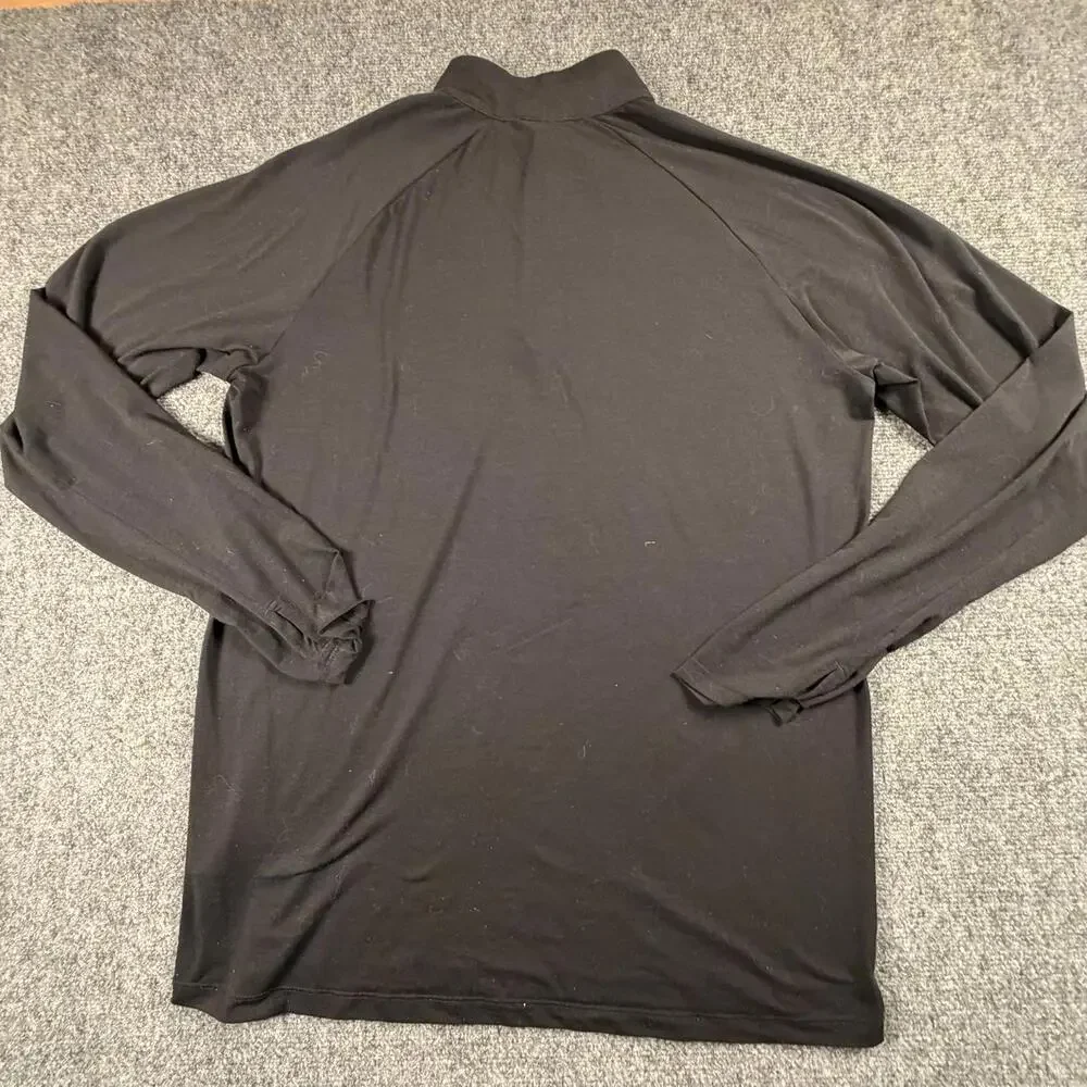 The North‎ Face Men's Black Long Sleeve Activewear Shirt Size Large